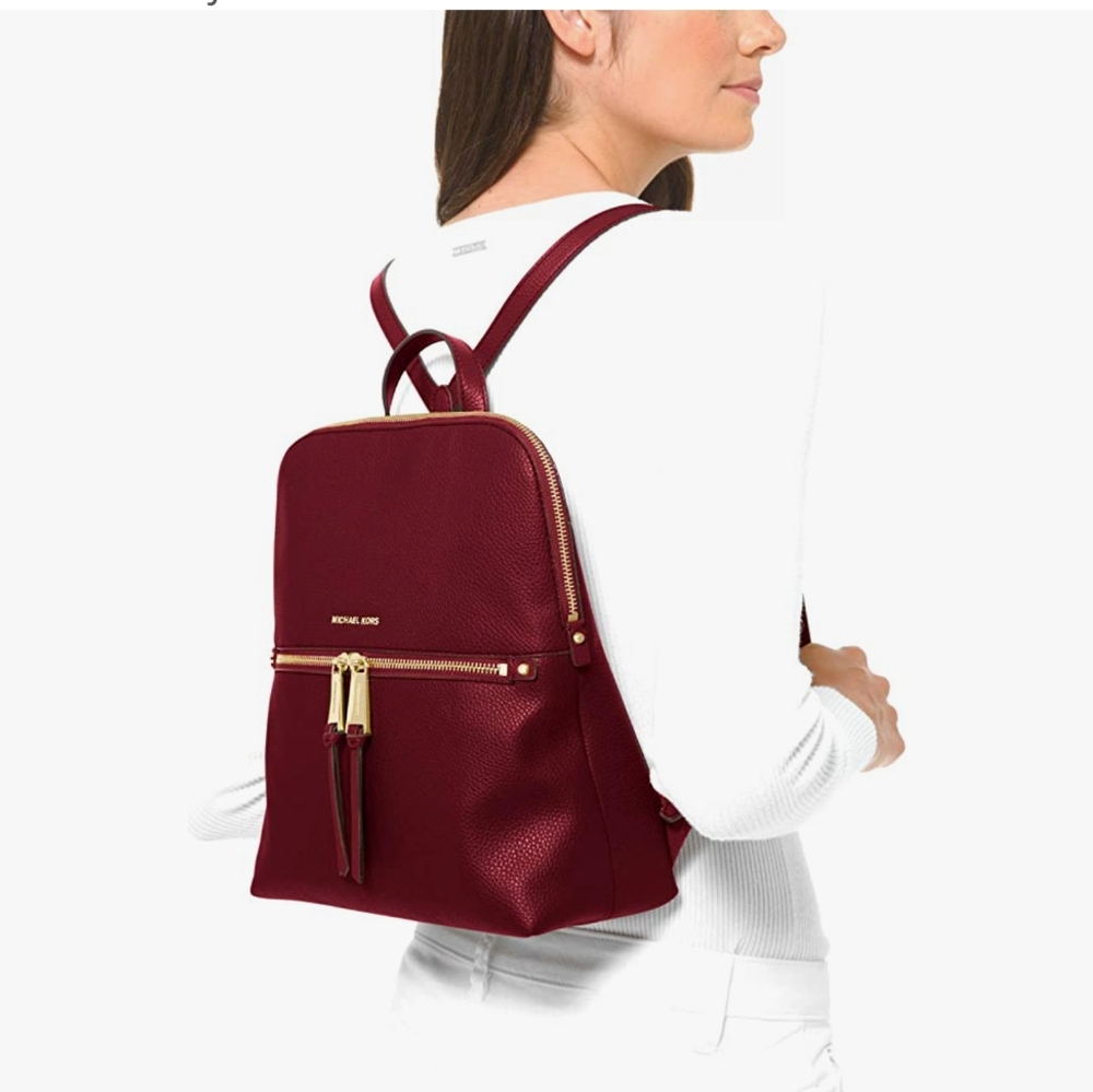 Michael Kors Rhea Slim Medium Backpack - Picture 3 of 12